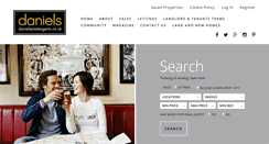 Desktop Screenshot of danielsestateagents.co.uk